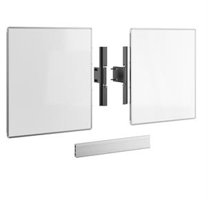 RISE A216 Whiteboard-Set 65 Zoll zu RISE Display-Liftsystem, Boden-Wand-Lösung