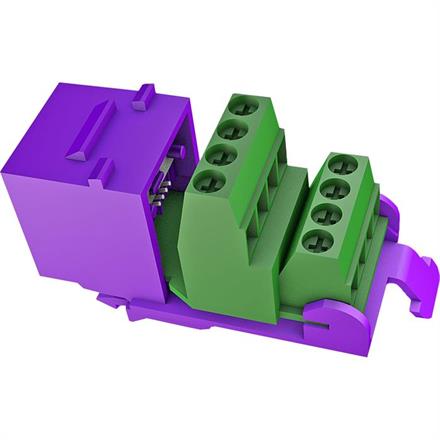 RJ45 ALL-IP Keystone violett