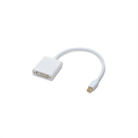 Adaptateur MiniDisplayPort (m) : DVI (f), WUXGA