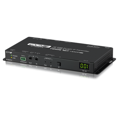 AV over IP Emetteur avec USB&POE Dante ready