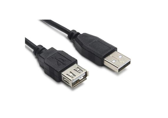 Câble de prolongation USB 2.0 A (m) - A (f), 0.5m