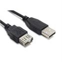 Câble de prolongation USB 2.0 A (m) - A (f), 1.0m