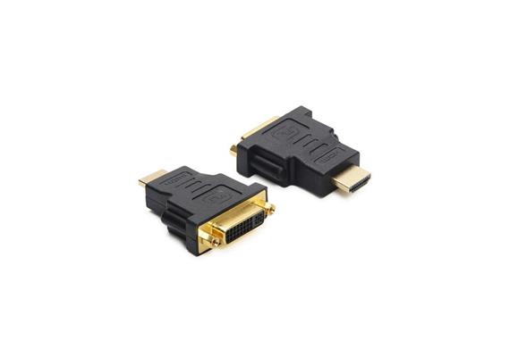 DVI (f) / HDMI (m) Adaptateur, WUXGA, blindé