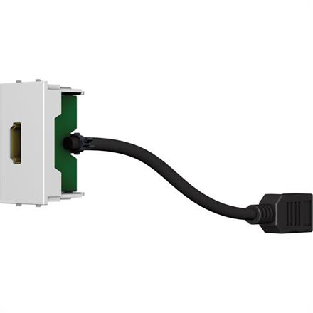 Module HDMI 4K/60Hz F/F blanc avec câble 200 mm