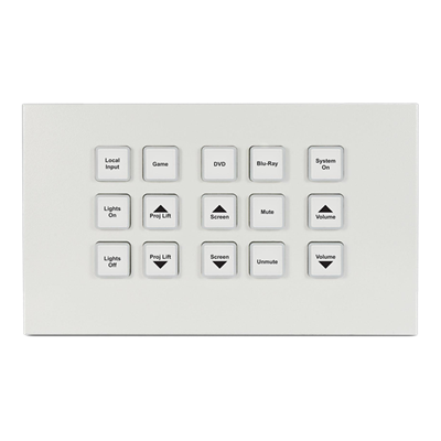 Panneau de contrôle 15 touches - IP & Relais (2-fois)