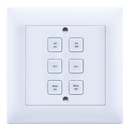 Controllore IP a 6 tasti compatibile con Feller EdizioDue