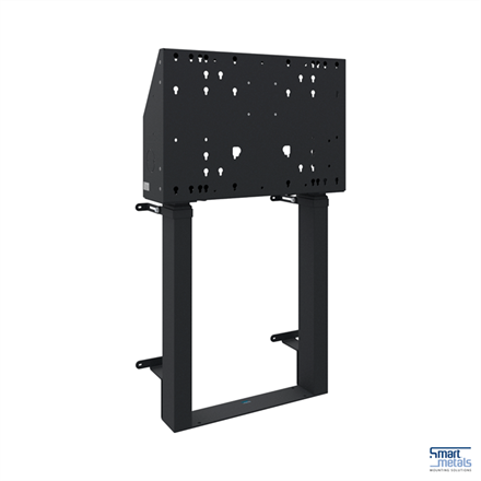 Elevatore a parete a pavimento XXL/86"/120 kg/altezza regolabile 870 mm/nero