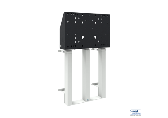 Elevatore a parete a pavimento XXL/98"/180 kg/altezza regolabile 870 mm/bianco