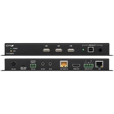 HDBaseT 2.0 - HDMI - USB - Ricevitore - 5-Play - 100 m