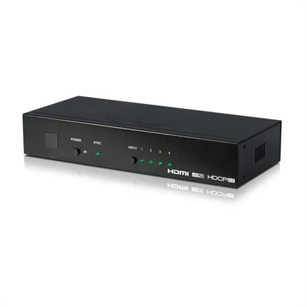 HDMI Switch a 4 porte 4K RS232, IP, Web Gui