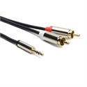 Jack 3.5mm : 2x RCA r/b, schermato, 1.5m