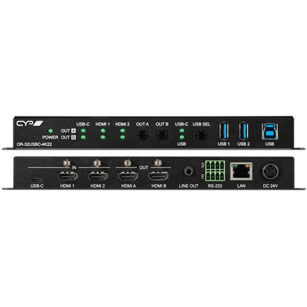 Matrice UHD+ con hub Ethernet USB