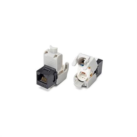 RJ45 CAT6A UTP Keystone nero